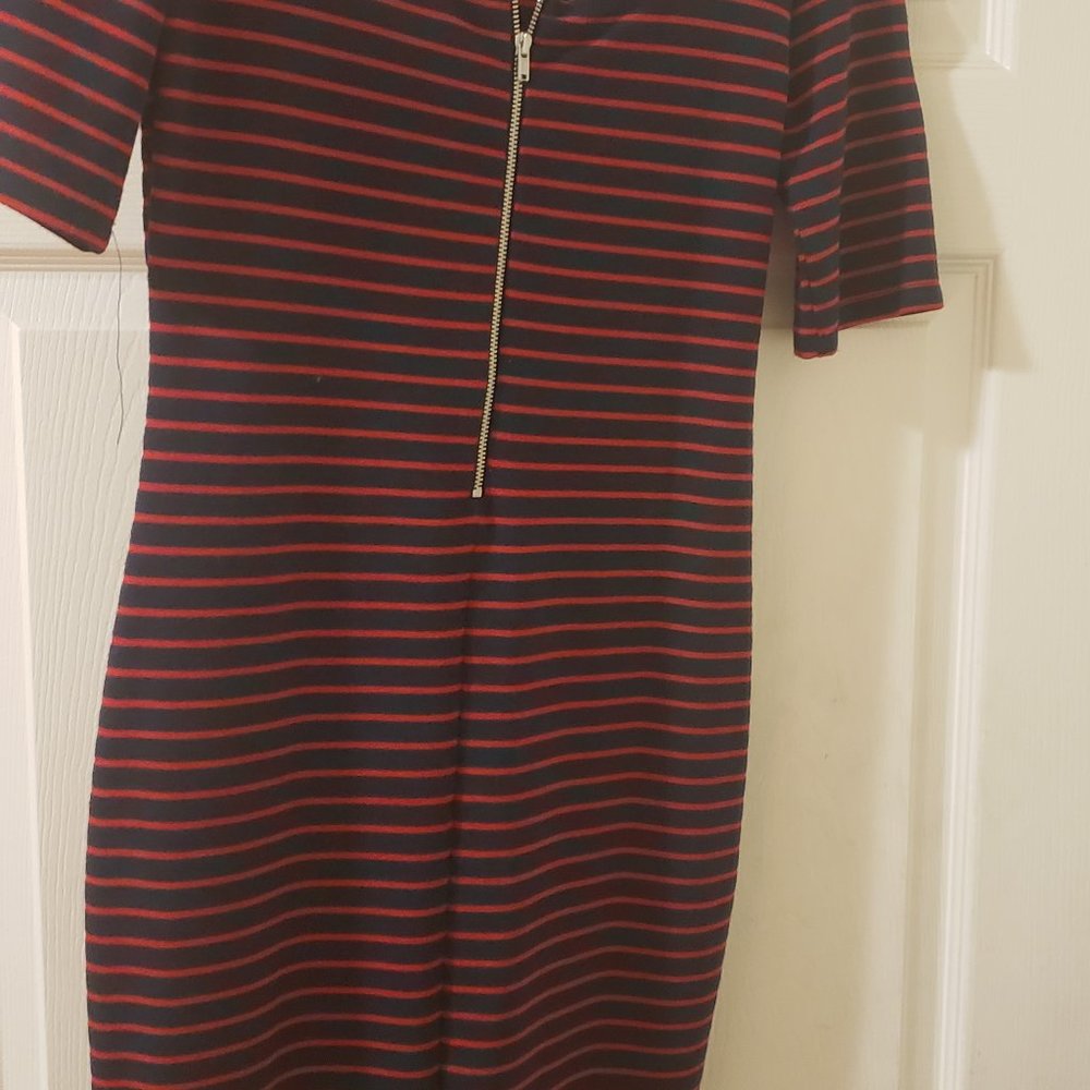 Red and Blue Dress / Size: Large /